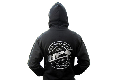 HPS 2022 Round Logo Zip-Up Hoodie, Black
