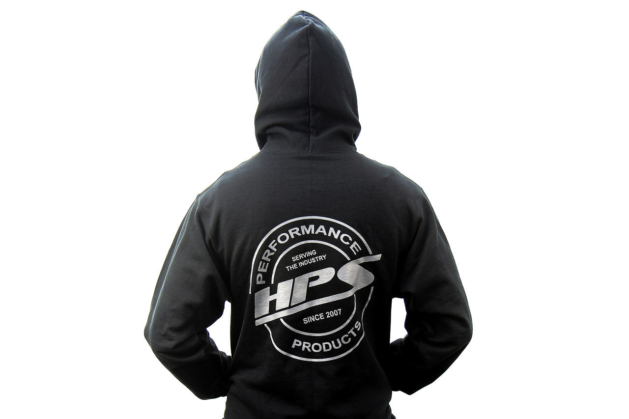HPS 2022 Round Logo Zip-Up Hoodie, Black