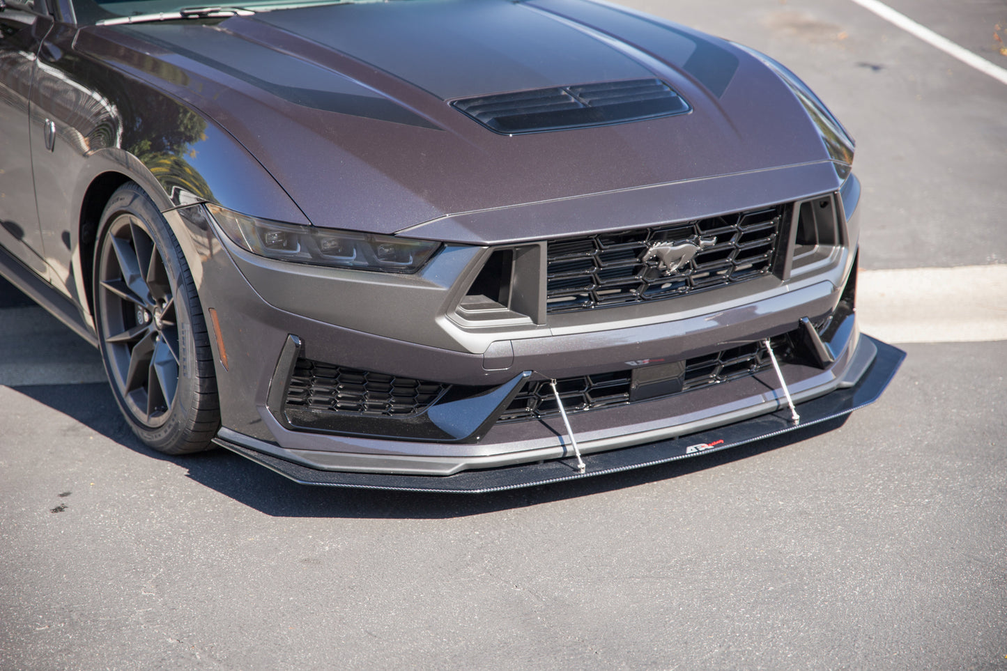 Ford Mustang Carbon Fiber Dark Horse Base Front Wind Splitter 2024 - 2024