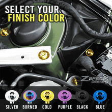 ZSPEC Dress Up Bolts® Fastener Kit for the Honda Grom Fuel Filler Lid, Grade-5 Titanium
