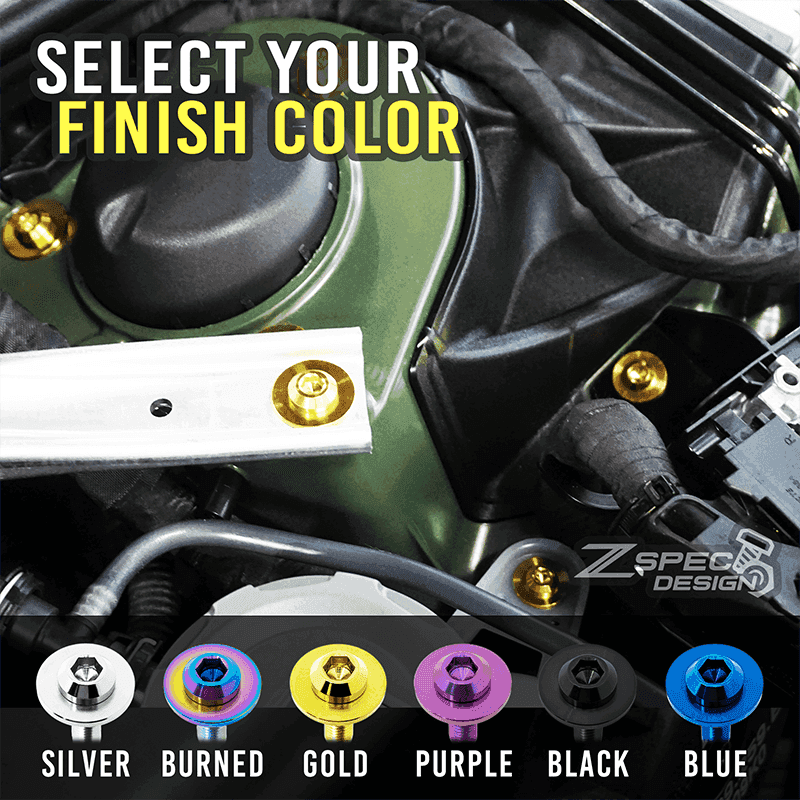 ZSPEC Plastic Clips "Replacement Fastener Kit for the GR Corolla, Titanium