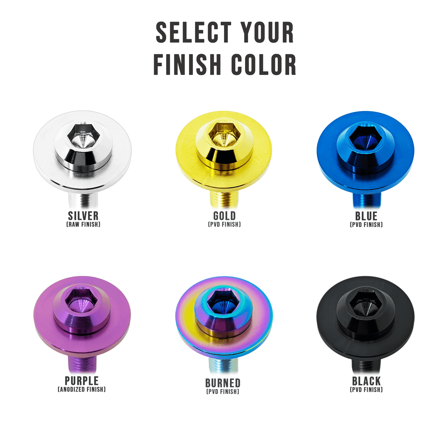 ZSPEC Trunk Dress Up Bolts® Fastener Kit for '15-21 Subaru WRX & STi, Titanium