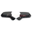 2016-2024 Camaro Real Carbon Fiber M Style Mirror Covers - With Winglet