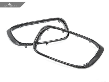 AutoTecknic Replacement Dry Carbon Grille Surround Set - F97 X3M | F98 X4M