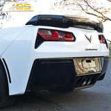 Corvette C7 Wickerbill Rear Spoiler Extension (Dark Tinted)