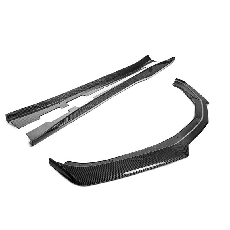 6th Gen Camaro Facelift 1LE Front Splitter Lip & Side Skirts