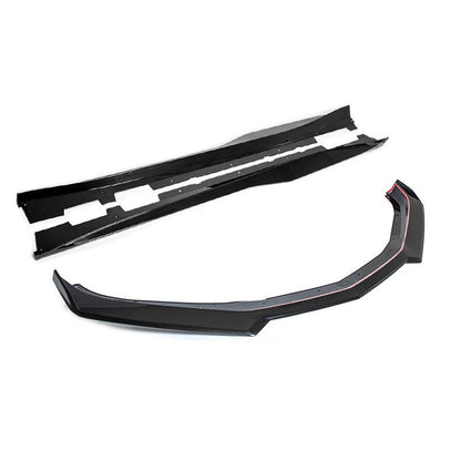 6th Gen Camaro Facelift 1LE Front Splitter Lip & Side Skirts