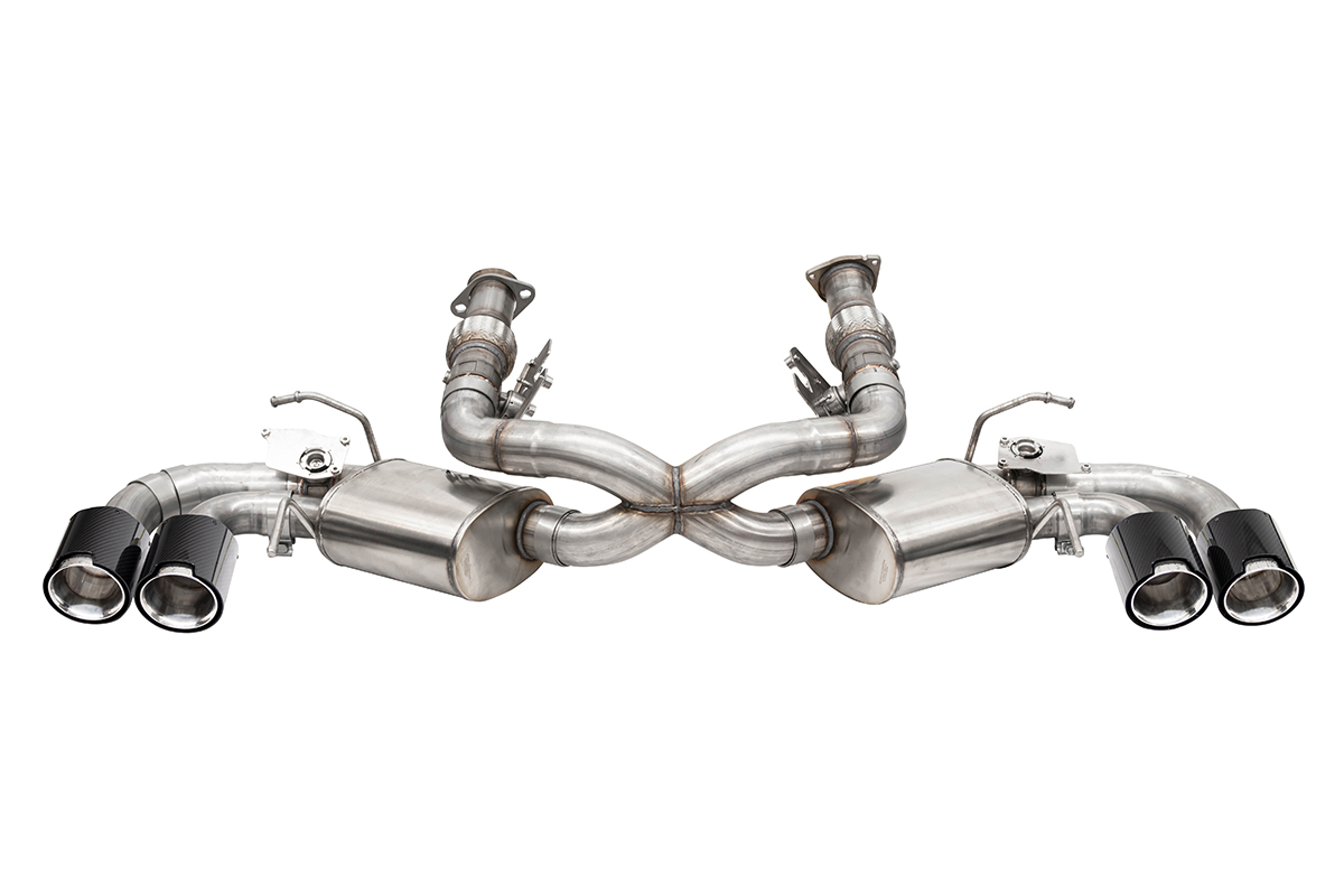 3.0 in Cat-Back 4.5 in Carbon Fiber Tips | 2020-24 Corvette C8 (w/ Factory NPP) (21100CF, 21103CF, 21106CF, 21105CF)