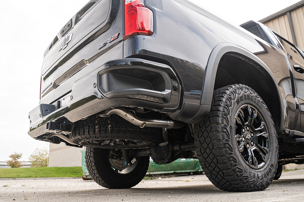 Sport / 3.0 in Cat-Back DRE Turndown | 2022-2023 Silverado ZR2, Sierra AT4X 6.2L 147.5WB (21239)