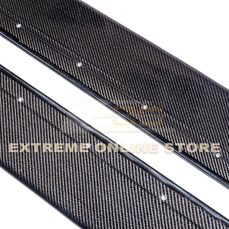 2015-20 BMW F82 M4 Extended Carbon Fiber Side Skirts Rocker Panels