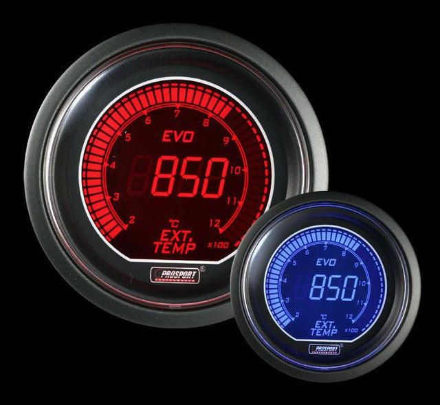 2-1/16" Evo Electrical Exhaust Gas Temperature Gauge-Celsius