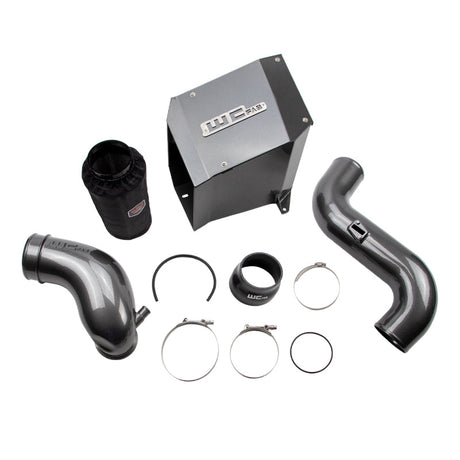 Wehrli 07.5-10 Chevrolet Duramax LMM 4in Intake Kit Stage 2 - WCFab Grey