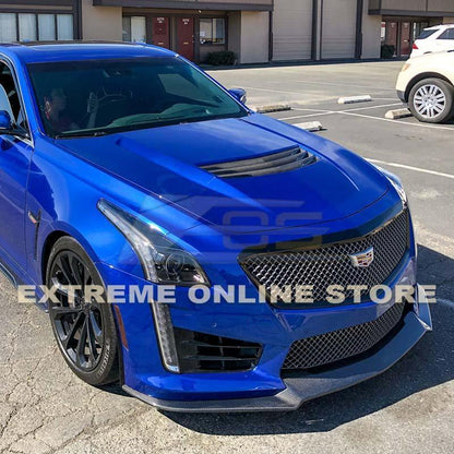 2016-Present Cadillac CTS-V Carbon Fiber Hood Vent