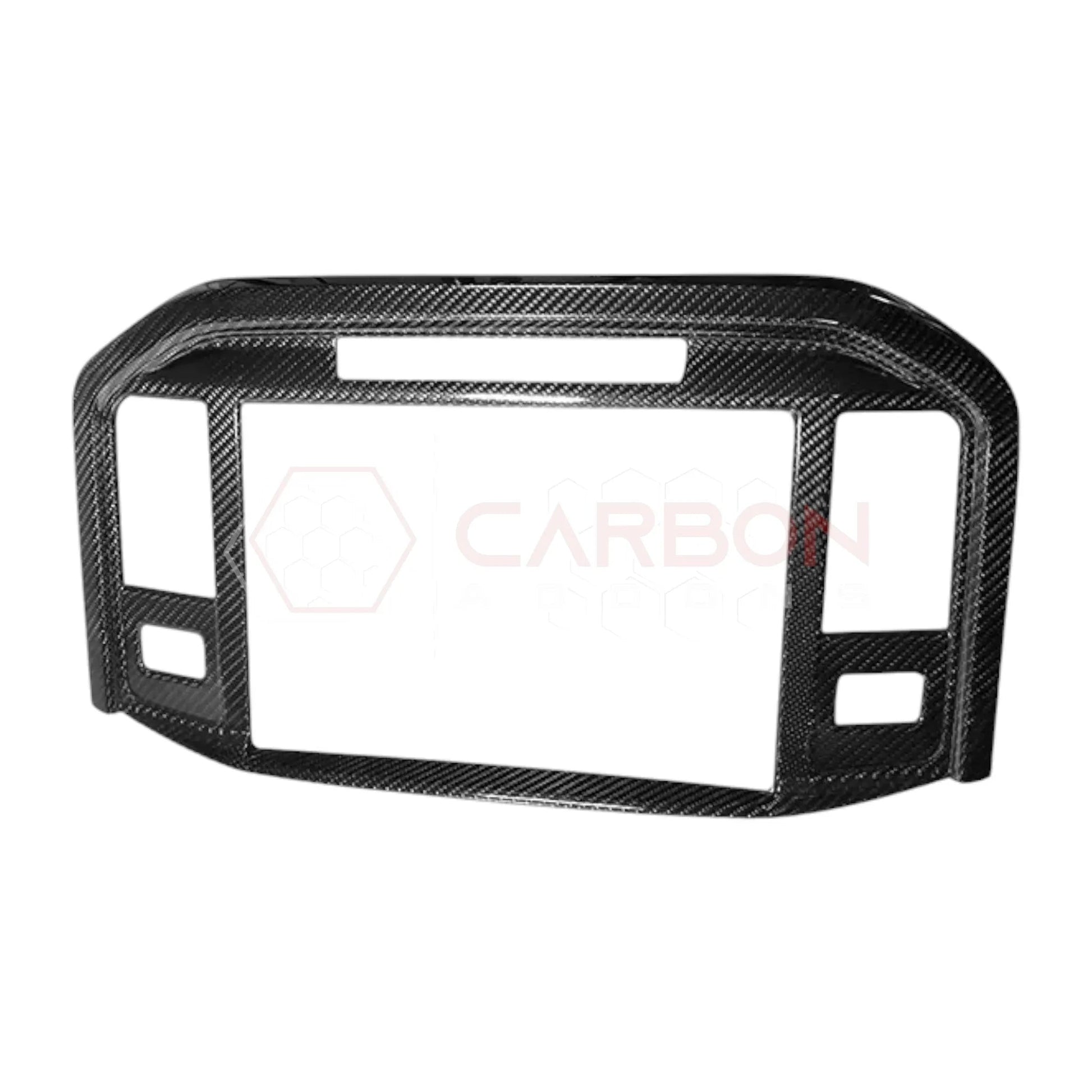F150 2021-Up Radio Infotainment Screen Trim Carbon Fiber Cover