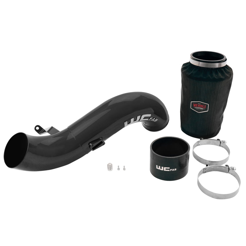 Wehrli 07.5-10 Chevrolet 6.6L LMM Duramax 4in Intake Kit - Gloss Black