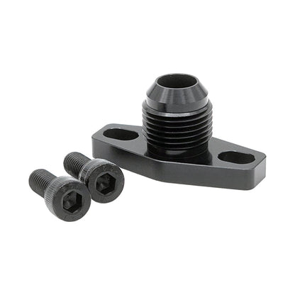 Oil Drain Flange -10AN Male Flare with O-Ring Style Seating Surface (1.500" - 1.750" Bolt Circle)