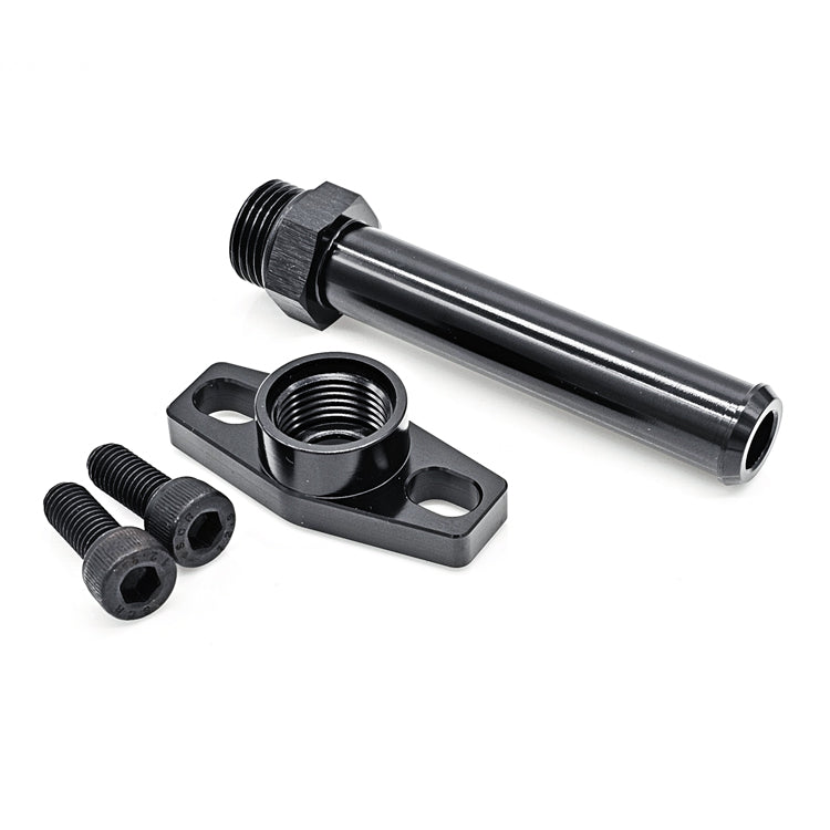 Oil Drain Flange 5/8" Male Barb Extension with O-Ring Style Seating Surface (2.000" Bolt Circle)