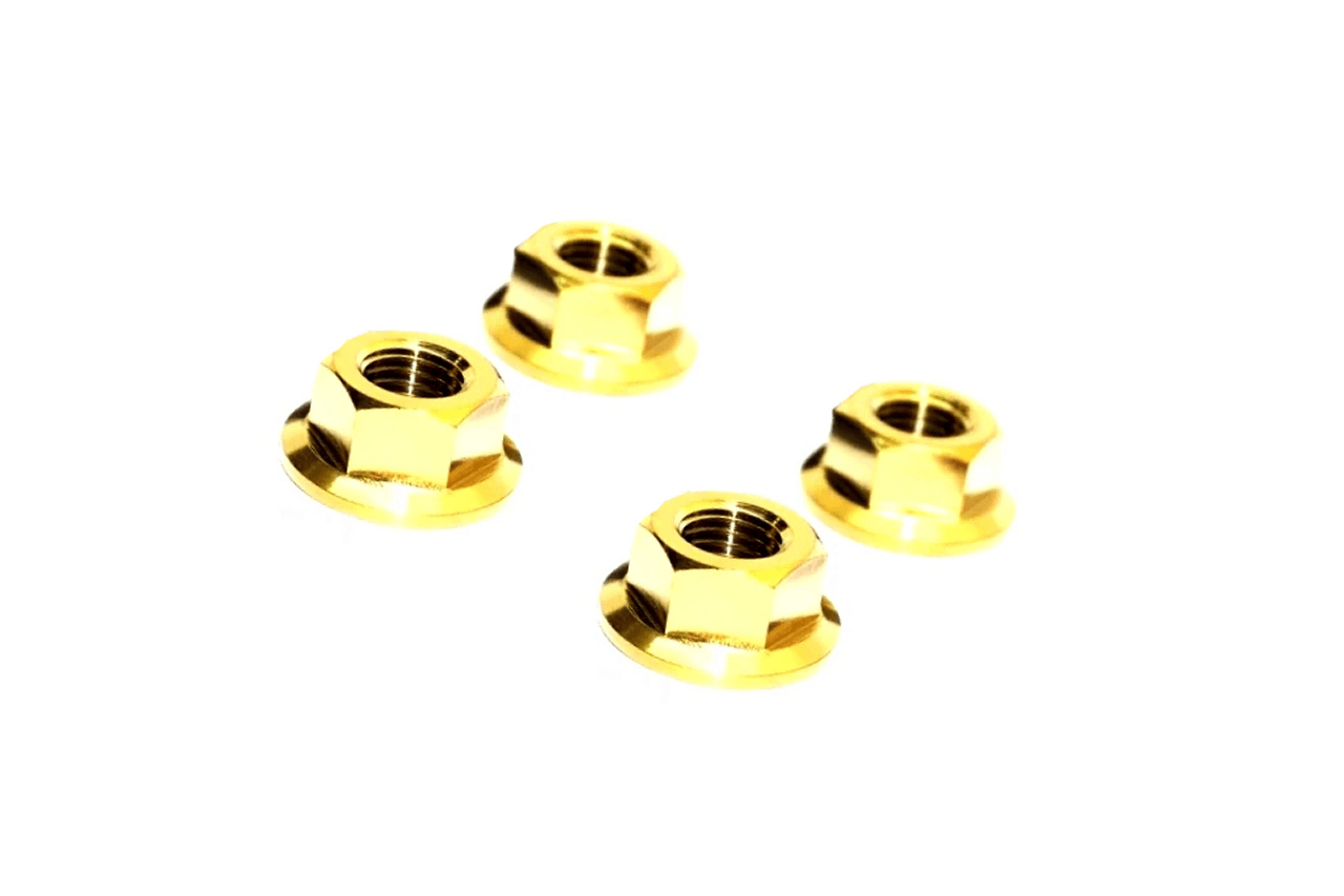 ZSPEC SR20 & KA24 Dress Up Bolts® Water Pump Pulley Kit Nuts, Grade-5 Titanium
