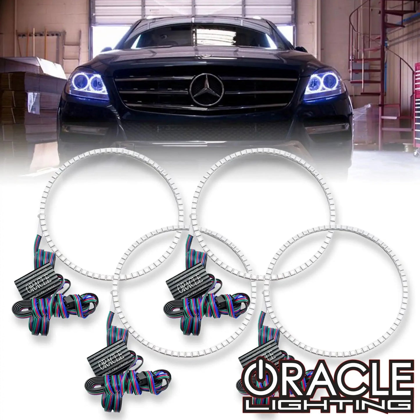 ORACLE Lighting 2006-2012 Mercedes ML Class LED Headlight Halo Kit
