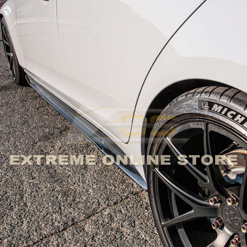 EOS 2014-19 Cadillac CTS Carbon Fiber Side Skirts Rocker Panels