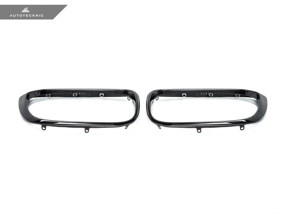 AutoTecknic Replacement Dry Carbon Grille Surround Set - G01 X3 | G02 X4 Pre-LCI
