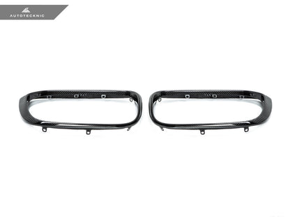 AutoTecknic Replacement Dry Carbon Grille Surround Set - G01 X3 | G02 X4 Pre-LCI