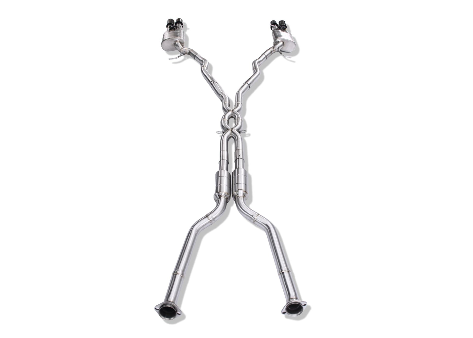 BMW E60 M5 E63 M6 Performance Exhaust System Double X-Pipe - Yonristic Performance