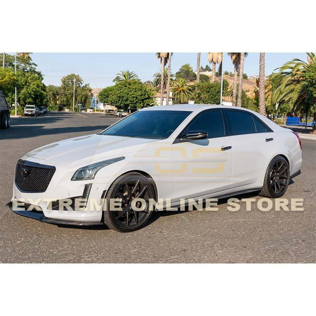 2014-19 Cadillac CTS Carbon Fiber Side Skirts Rocker Panels