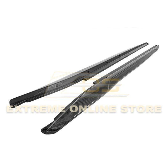 2014-19 Cadillac CTS Carbon Fiber Side Skirts Rocker Panels