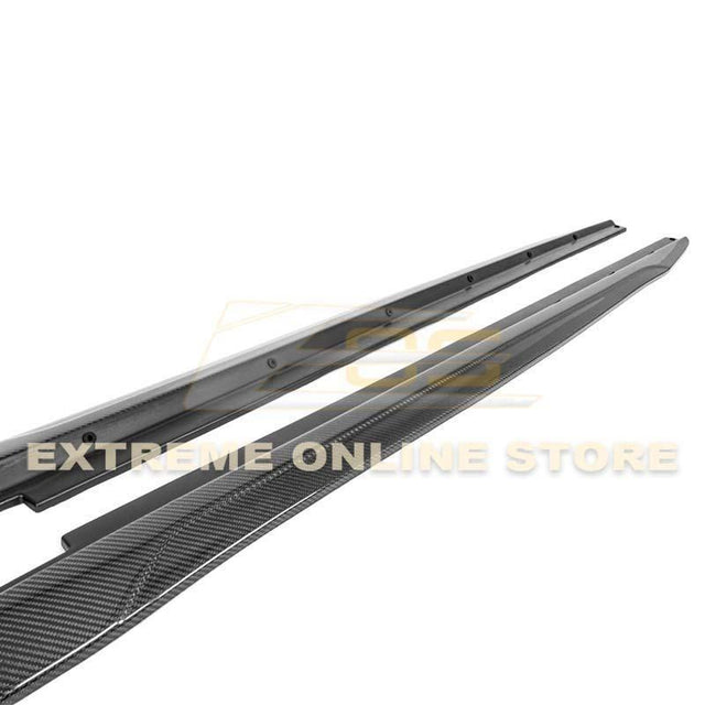 2014-19 Cadillac CTS Carbon Fiber Side Skirts Rocker Panels