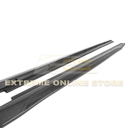 2014-19 Cadillac CTS Carbon Fiber Front Splitter & Side Skirts