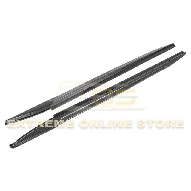 2014-19 Cadillac CTS Carbon Fiber Side Skirts Rocker Panels