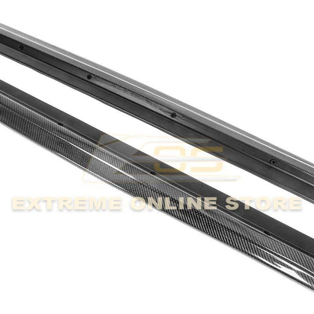 2014-19 Cadillac CTS Carbon Fiber Side Skirts Rocker Panels