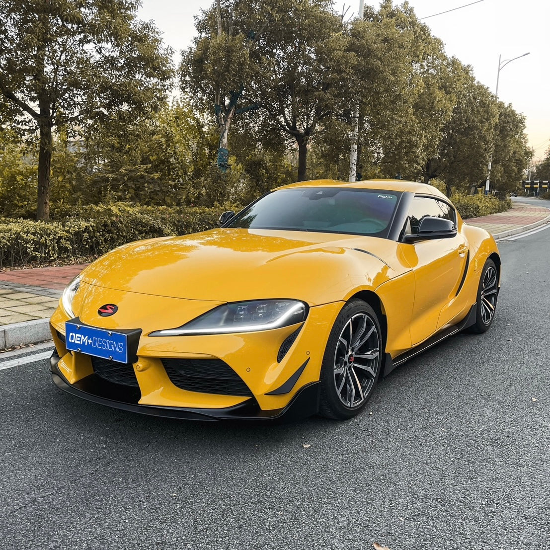 OEM+ Designs Front Bumper Canards for GR Supra (A90/91)