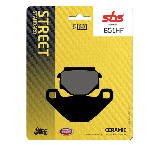 SBS Rear Ceramic Brake Pads 651HF