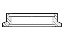 Outlet Flange for TiAL 38mm MV-S Wastegate CP2 Titanium
