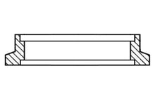 Outlet Flange for TiAL 44mm MV-R Wastegate CP2 Titanium