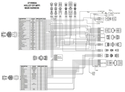 Universal V8 Mpfi EFI Harness Kit