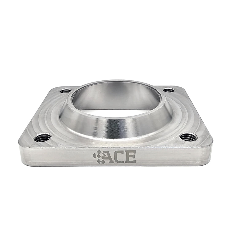 Transition Turbo Flange - Undivided T4 to Single 2" NPS (2.375" OD) - 304 Stainless