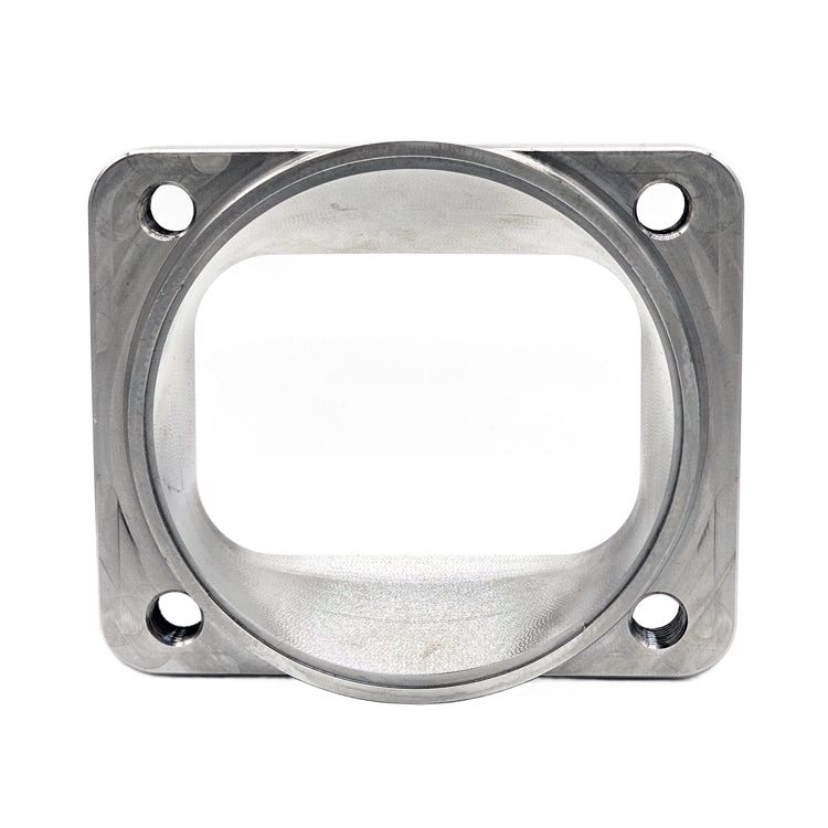 Transition Turbo Flange - Undivided T4 to Single 3.500" OD Tube - 304 Stainless