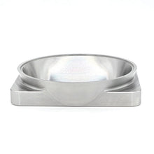 Transition Turbo Flange - Undivided T4 to Single 4.000" OD Tube - 304 Stainless