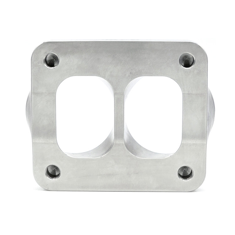 Transition Turbo Flange - Divided T4 to Dual 2.250" OD Tube - 304 Stainless