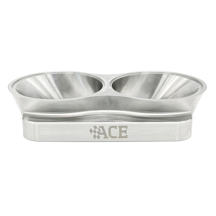 Transition Turbo Flange - Divided T4 to Dual 2.500" OD Tube - 304 Stainless