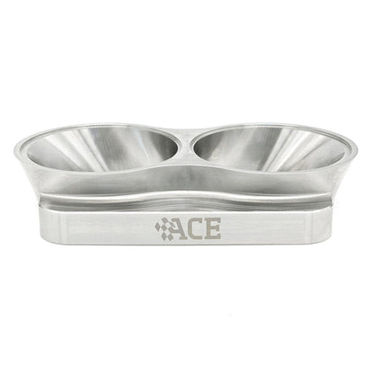 Transition Turbo Flange - Divided T4 to Dual 2.500" OD Tube - 304 Stainless