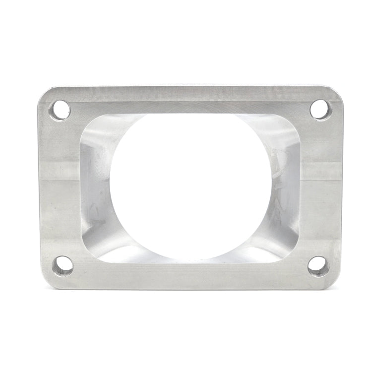Transition Turbo Flange - Undivided T6 to Single 3.000" OD Tube - 304 Stainless