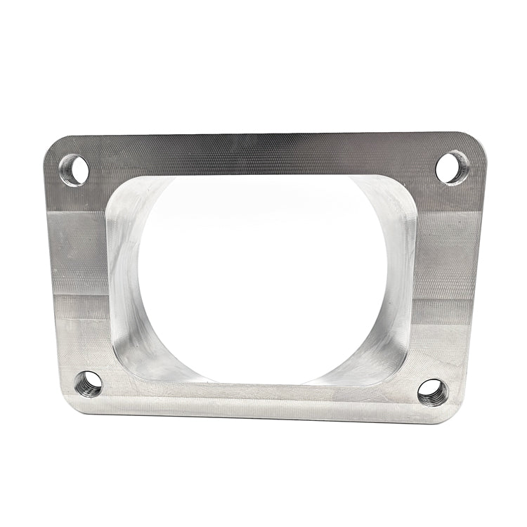 Transition Turbo Flange - Undivided T6 to Single 3.500" OD Tube - 304 Stainless