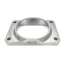 Transition Turbo Flange - Undivided T6 to Single 3.500" OD Tube - 304 Stainless