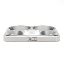 Transition Turbo Flange - Divided T6 to Dual 2.250" OD Tube - 304 Stainless