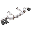 AWE Tuning 2020 Chevrolet Corvette (C8) Touring Edition Exhaust - Quad Diamond Black Tips
