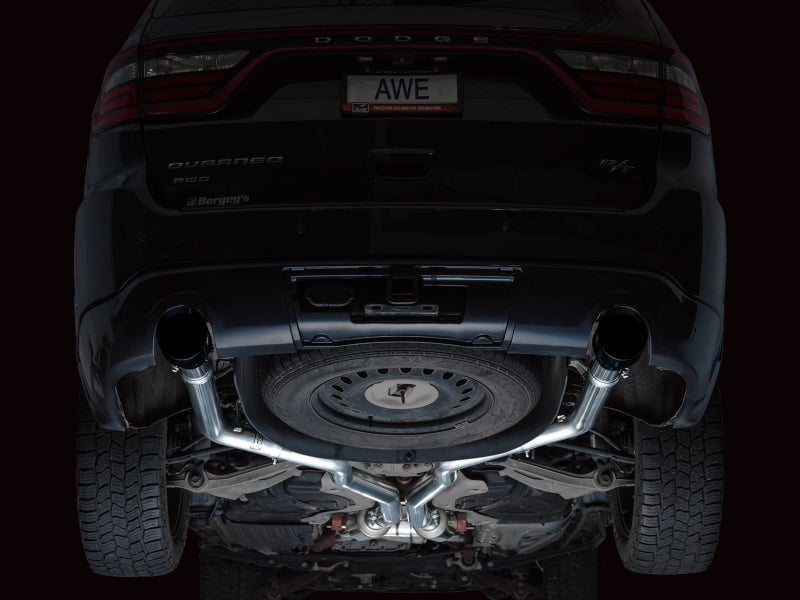 AWE Tuning 11-24 Dodge Durango 5.7L Track Edition Exhaust w/ Diamond Black Tips 3020-33575
